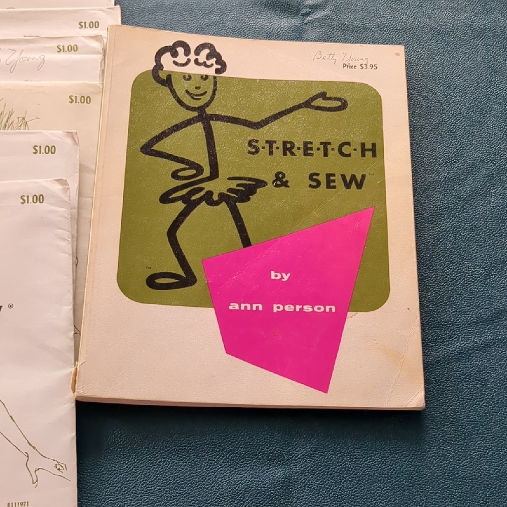 stretch and sew instruction book and miscellaneous patterns. NO guarantee